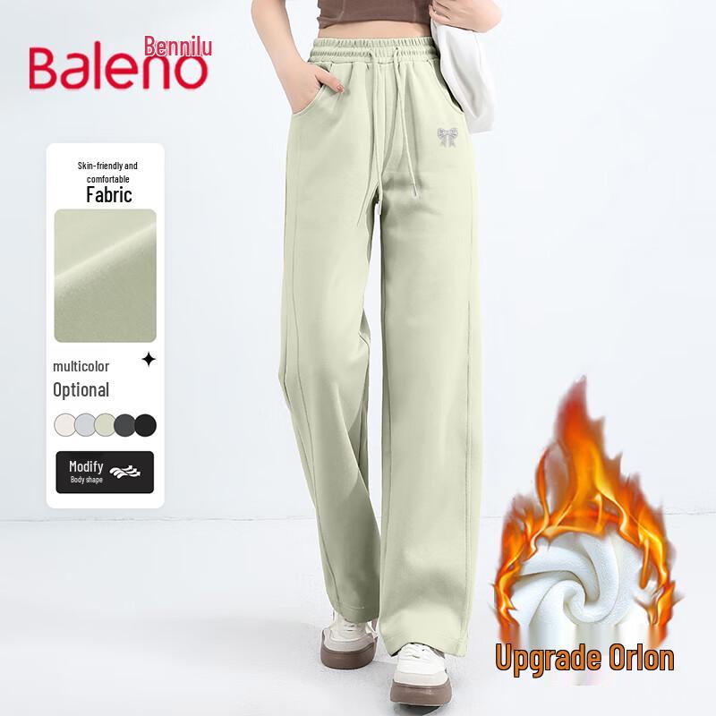 

Baleno Women s Fleece-Lined Straight-Leg Casual Pants S