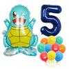 Standing Pokémon Pikachu Squirtle Child Elf Birthday Aluminum Film Printing Latex Balloon Gift