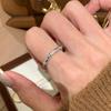 Damen Sternzeichen Schlangen Schmuckset Elegant Minimalistisch Diamant Offener Armreif Ring Chinesisches Jahresgeschenk