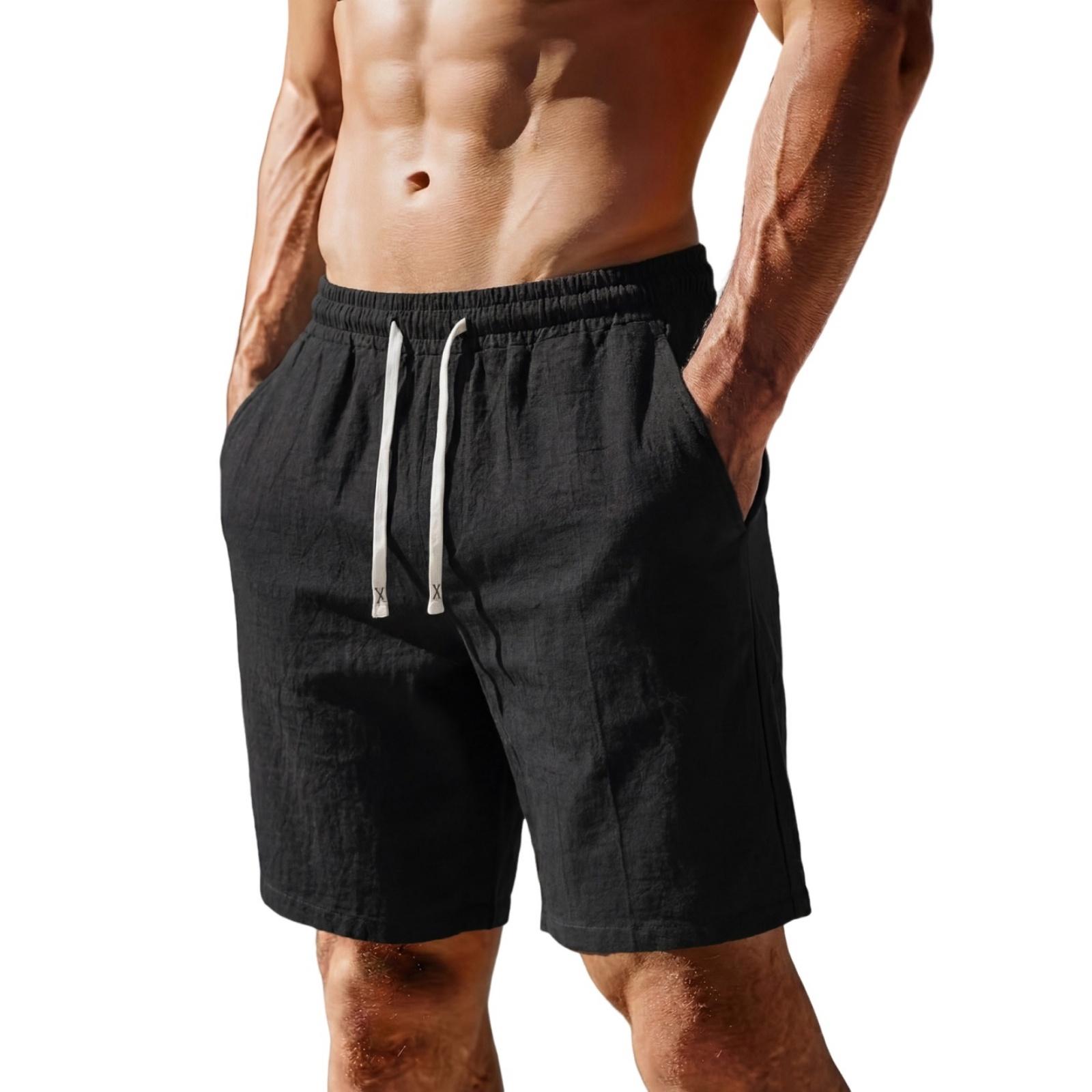 Men s Board Shorts, Casual Loose Shorts, Beach Swim Trunks for Sports and Pool L
