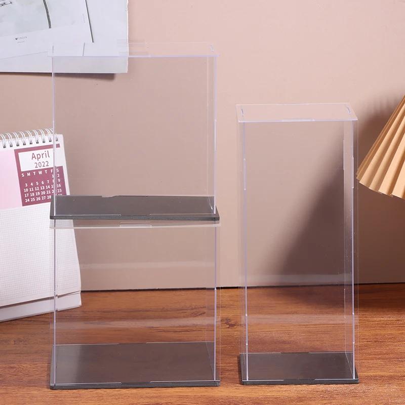 Acrylic Transparent Display Box Dustproof Storage Cabinet for Dolls Toys Collectibles 22 Sizes