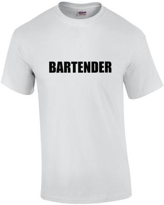 Bartender (Black Text) T-Shirt