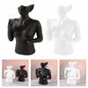Portable Head Bust Stand Mannequin Decorative Head Mannequin Bust Organizers For Jewelry Display In Retail Settings