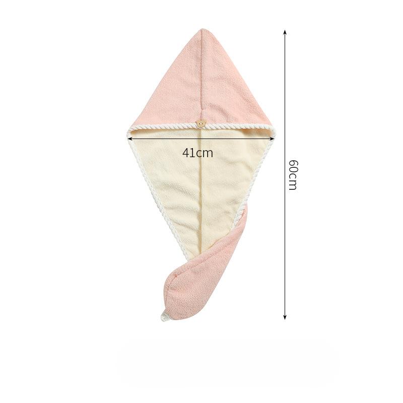 Коралловая бархатная шапочка для сухих волос — фото 7