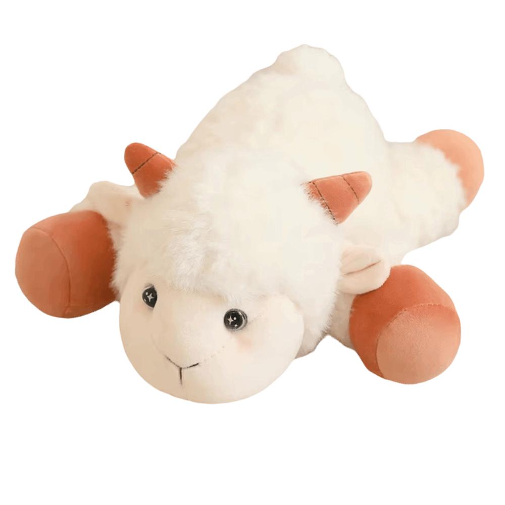 Plush White Sheep Stuffed Doll Simulation Sheep Plush Toy Simulation Sheep Plush Doll Kids Gifts 24cm белый