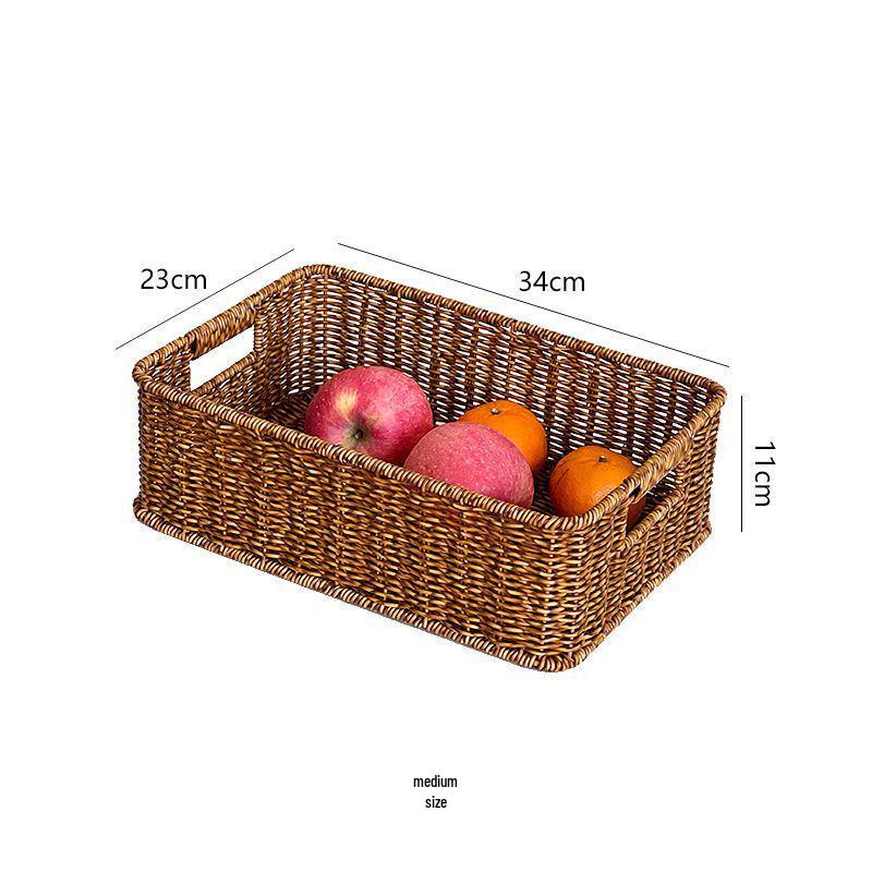 Geflochtener Kunst rattan Aufbewahrungskorb für TV-Schrank oder Supermarkt-Display