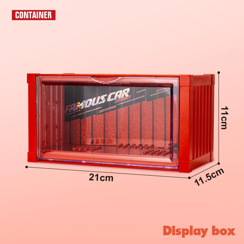 Caixa de Exibição Carro Veloz Recipiente Caixa de Armazenamento Modelo Caixa à Prova de Poeira Moc Diy Blocos de Construção Para 76914 76906 76900 BaseplateBrinquedos