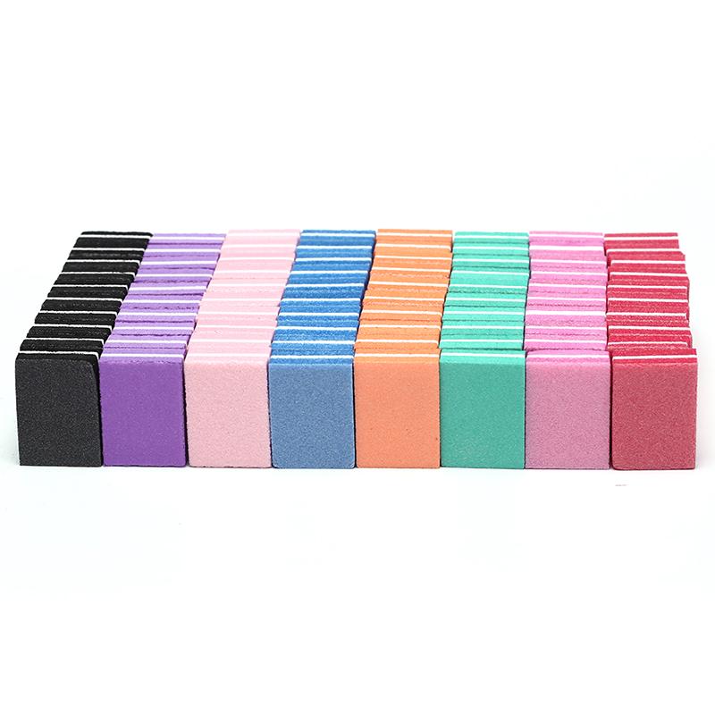 50Pcs Sponge Nail File Sanding Buffer Polish Nail Files Manicure Tool