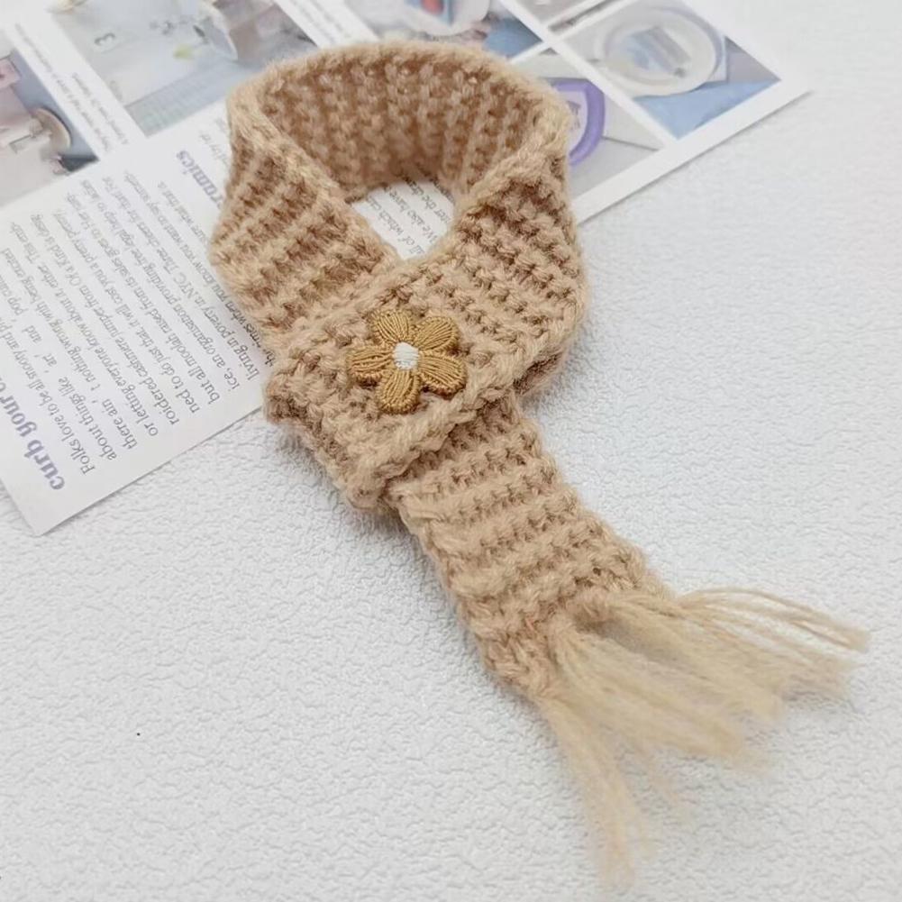 Dollhouse Miniature Knitting Scarf Ornament DIY Dolls Clothing Accessories Dress Up for Birthday Gift