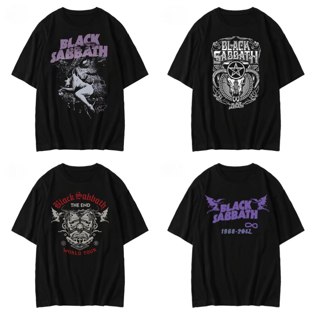 2025 Sommer Herren Kurzarm Extrem Berühmt BLACK SABBATH Band T-Shirt Britischer Rock Black Sabbath Europäischer und Amerikanischer Trend