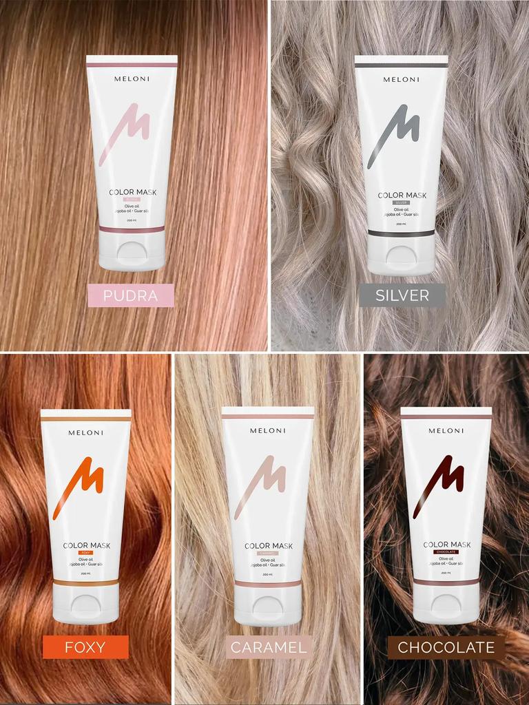 Masque nuanceur pour cheveux Chocolat Color Mask Chocolate Meloni 200 ml