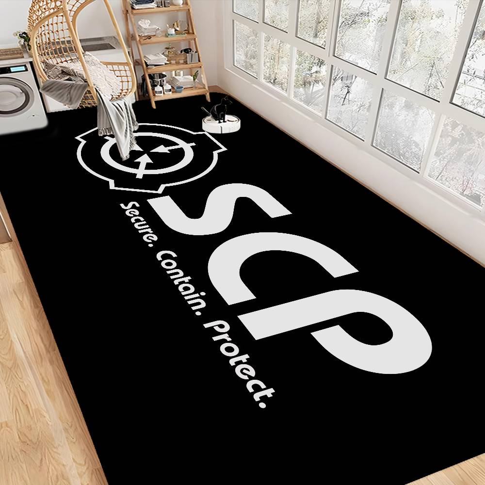 

Foundation Scp F-Foundation Floor Mat Retro Multiple Choice Living Room Kitchen Rug Non-Slip Modern Home Decor 40x60cm