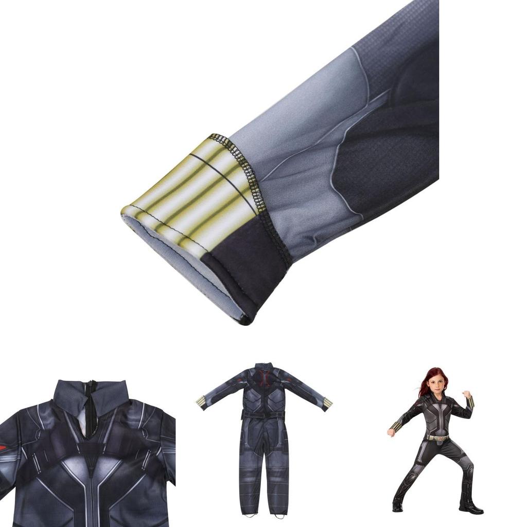 Superhero Kids Fancy Dress Black Widow Movie Classic Cosplay Costume