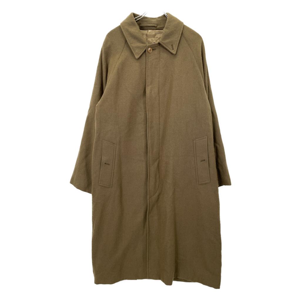COMOLI S03-04009 20AW Linen Wool Bal Collar Coat Coat 2 khakiUsed