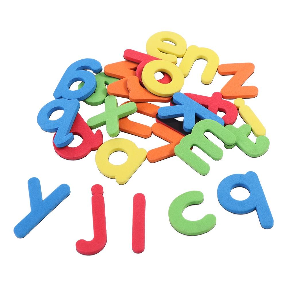 

24pcs Soft EVA Magnetic Letter Sticker EVA Foam Magnetic Letter Refrigerator Sticker Toy for Kids Minuscule