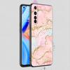 Navy Blue Glitter Agate Marble For Realme GT Neo 2 3 Phone Case Realme 9 8 5G 7 6 GT2 Pro Plus 9i 8i C21Y C3 C11 C25 C35 Cover