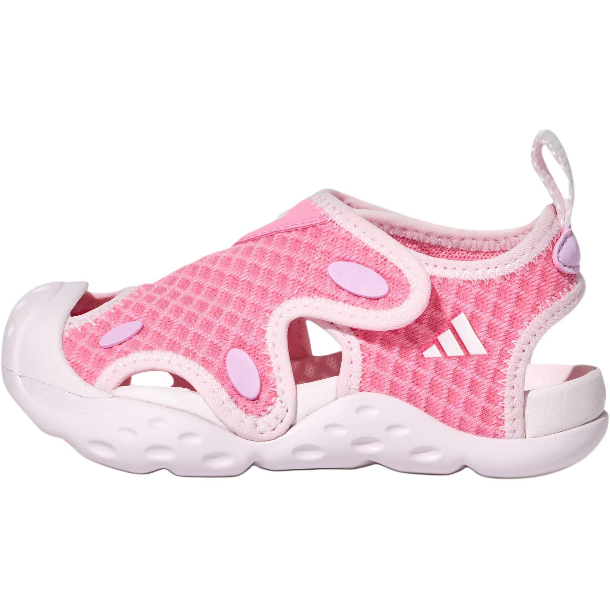 Adidas Starstride Sandals Comfortable Casual Non-Slip Wear-Resistant Quick-Drying Low-Top Walking Shoes Baby Sandals Blessing-Pink KI8900 25½