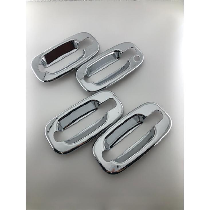 Door Handle Bowl Chrome Lid Cover Trim For 2000-2006 Chevrolet Chevy Silverado