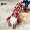 Gift Boxed Holiday Decoration Christmas Gnome Decoration, Plush Tomte Swedish Figurine, Soft Scandinavian Coffee Shop Display Ornaments Dwarf Doll for