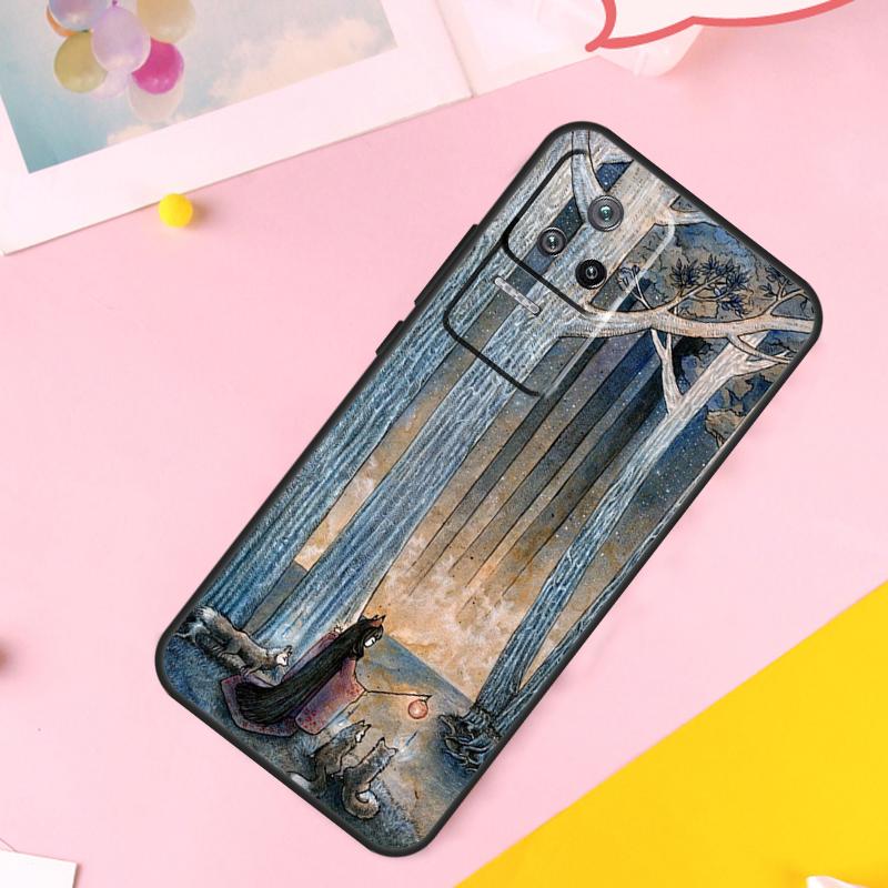 

Kitsune Fox Art Case For Xiaomi 14 Ultra 13 11T 12T 13T Pro 12 Lite POCO X6 Pro M6 X3 X4 X5 M5s F3 F5 Cover Xiaomi 13 Pro