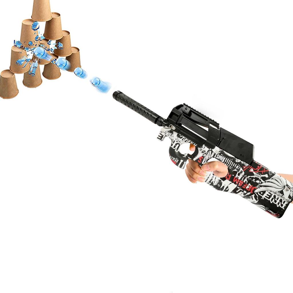 Electric Gel Ball Blaster Toy , Splatter Ball Blaster With 2500 Water Bullets Beads & Goggles, High Performance Assembled Automatic Toy For Outdoor