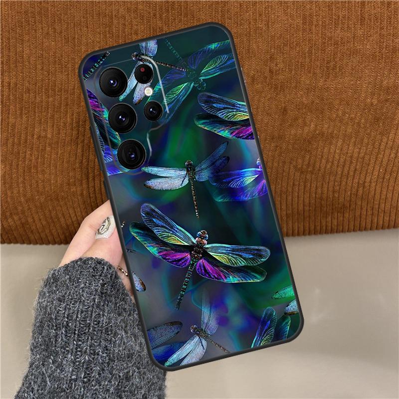 Dragonfly Phone Case For Samsung Galaxy S25 Ultra S9 S10 S20 FE S21 S22 S23 Plus S24 Ultra Back Cover