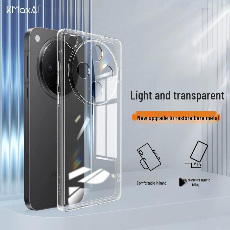 

KMaxAI Clear Full Protection TPU Phone Case for OPPO Find X & Reno Series