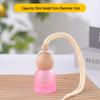 Frosted Glass Car Diffuser Bottle with Lanyard for Essential Oils - Refillable and Ideal for Home or Wardrobe Decor.