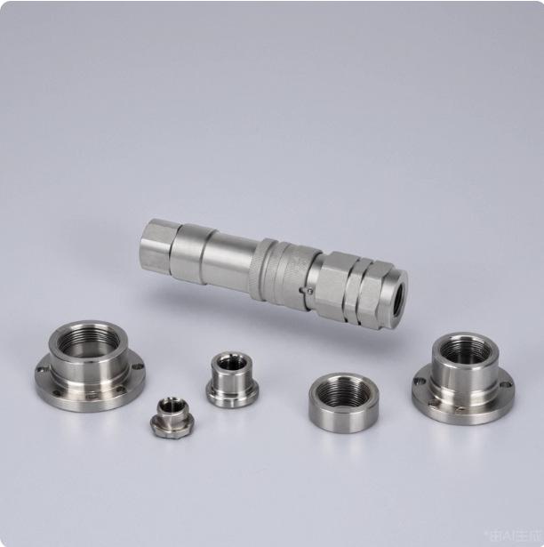Hydraulic Quick Coupling: Carbon Steel Flat-Face Thread, Ultra-High Pressure for Excavator Breaker Welding Machine