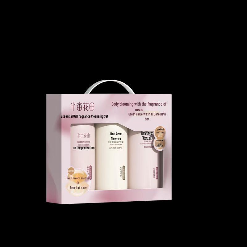 Little Dream Garden Essential Oil Scented 3-Piece Hair & Body Care Gift Set