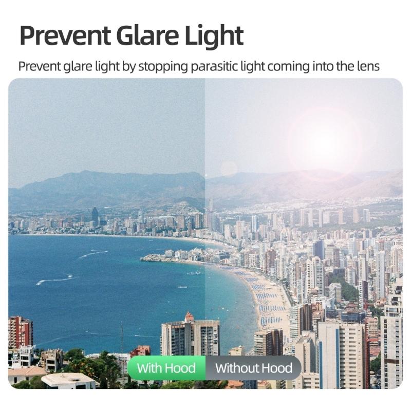 Drones Lens Sunshade With AntiReflective Coating Guard Durability ABS Design For Mini 5Pro Camera Photography Accessories