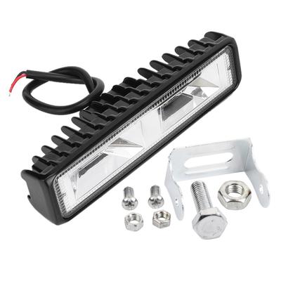 6 Inches 16 LEDs Light Bar Beam Bulb Car Auxiliary Work Lamp 1224VBlack