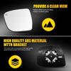 Driver Side Mirror Glass For 2014- Nissan Rogue 963664BA1A NI1324120 New EOA