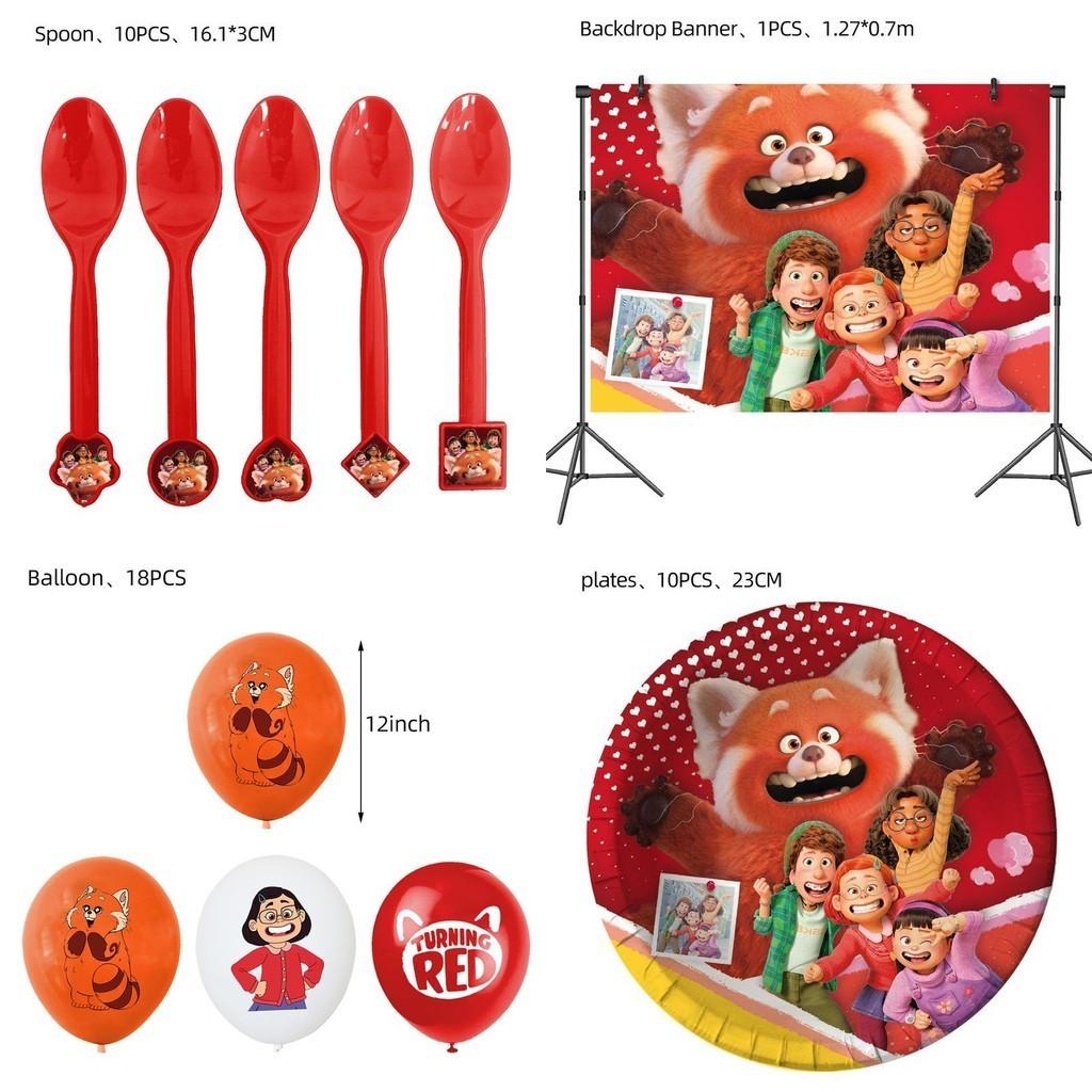 Make Your Child's Birthday Party Extra Special With Turning Red Themed Decorations