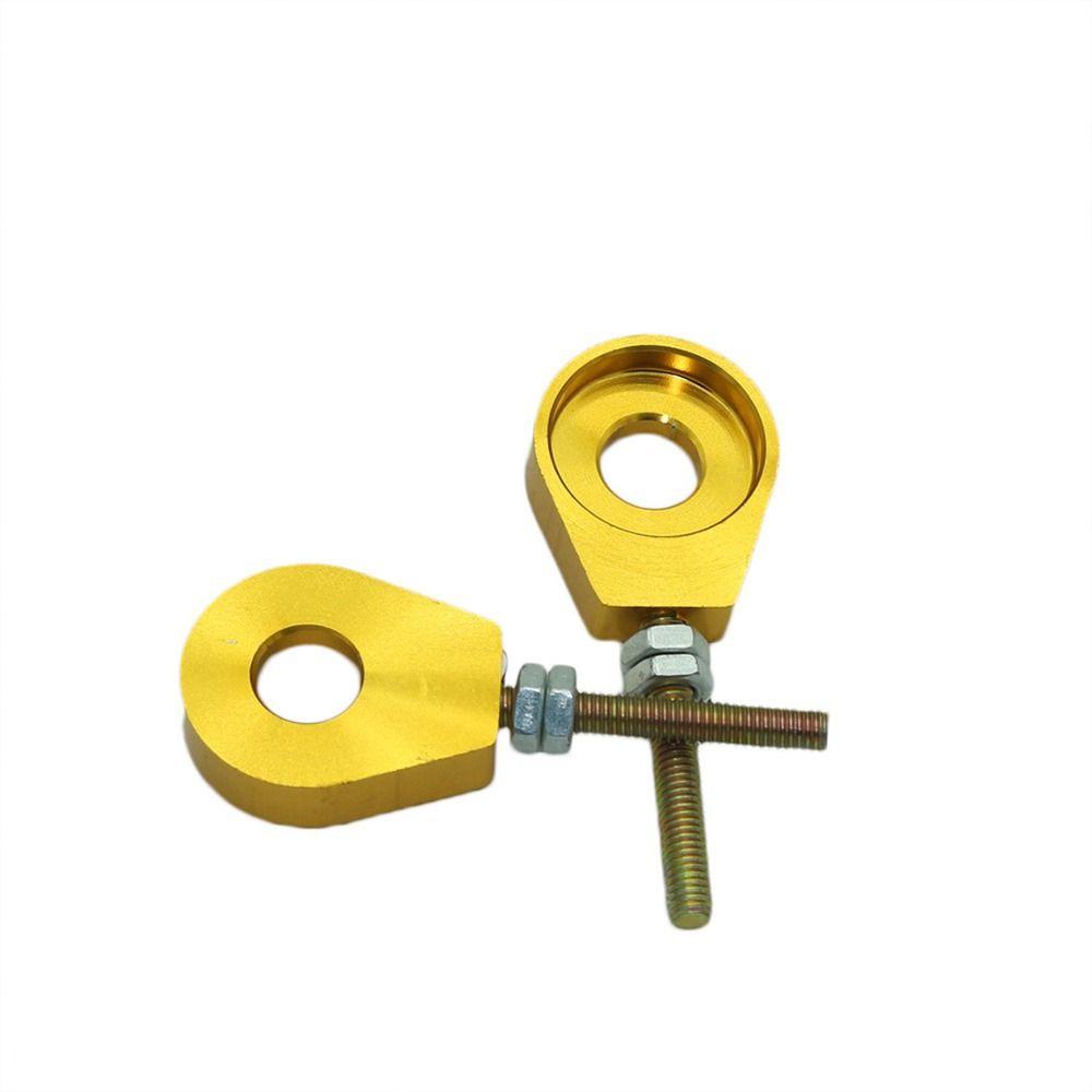 2pcs 12MM Motorcycle Chain Adjuster CNC Chain Axle Adjusters for Honda Motorbike