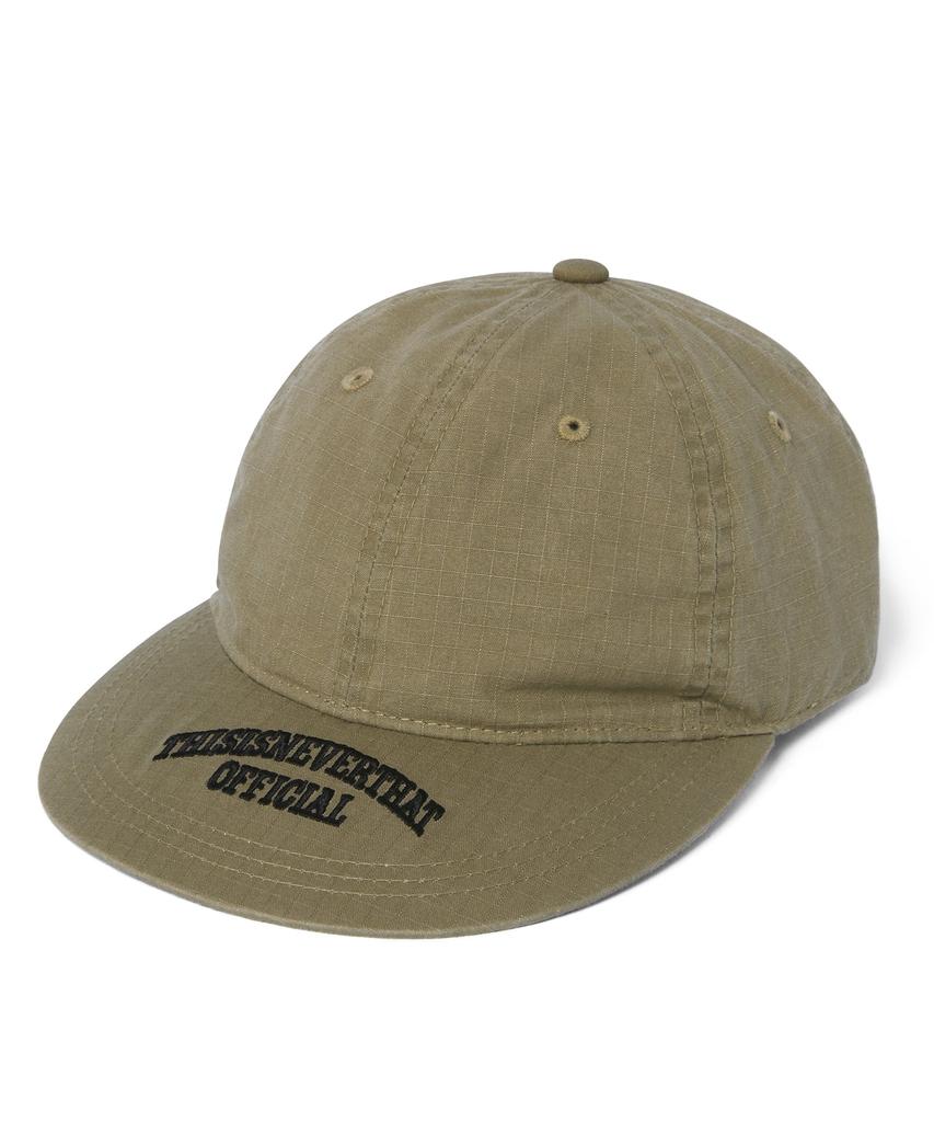 THISISNEVERTHAT Visor Embroidered Ripstop Cap Beige
