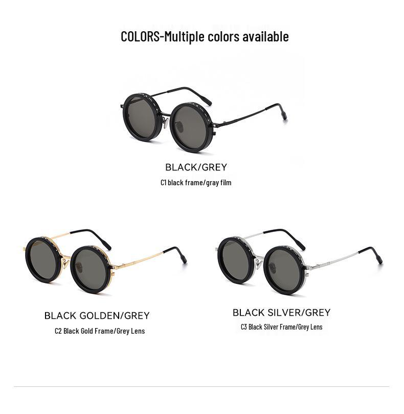 Polarized ND9-Stop Adjustable Magnetic Clip-on Sunglasses for Prescription Eyeglasses