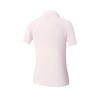 Fila Tennis Fashion Minimalist Classic Versatile Casual Sports Comfortable Short Sleeve Knitted Polo Shirt Women tops Dusty-Pink A11W613109FPK