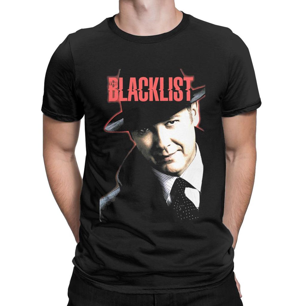 Copy Of The Blacklist Red Aymond Reddington T Shirts Pure Cotton Clothes Awesome Short Sleeve C