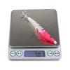 11cm 7gHighly Realistic Sea Fishing Lure3.0Luminous Wooden Shrimp Squid Lure Umbrella Hook with Sound Beads Fishing Bait Box