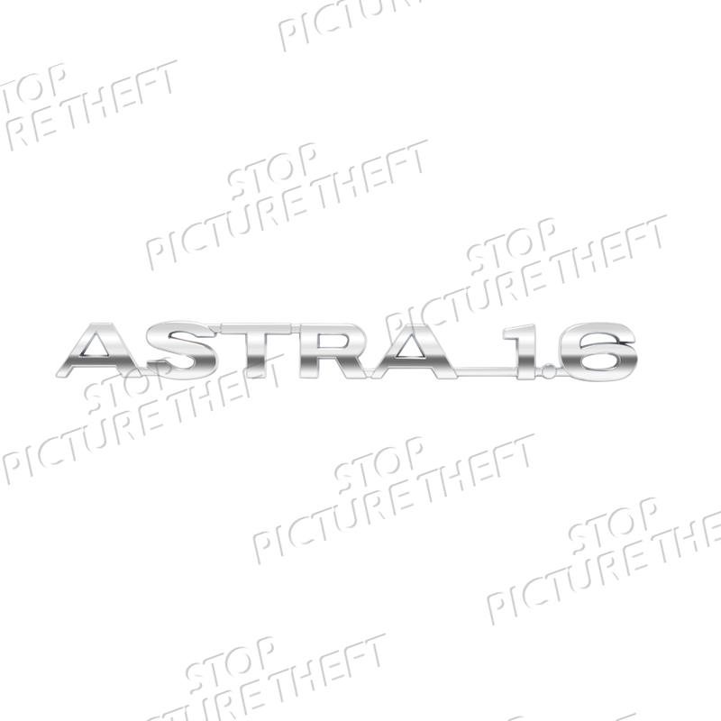 For Opel Vauxhall Zafira Vectra Astra 1.6 Logo 3D Metal Badge Decal Car Body Rear Trunk Emblem Sticker Decoration Accessories