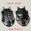 New Cloth Latex Men Double Sided Vest Sexy U Bulge Pouch Bodysuit Pu Shiny Man Stage Leotard Shaping Nightclub Elastic Tights
