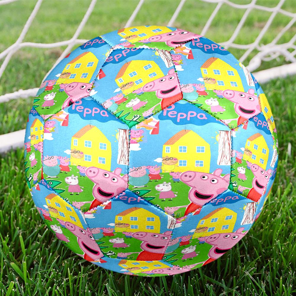 Peppa Pig Print Size 5 Soccer Ball, Standard Match Football for Sports Game and Team Practice, Ideal Gift for Soccer Fans