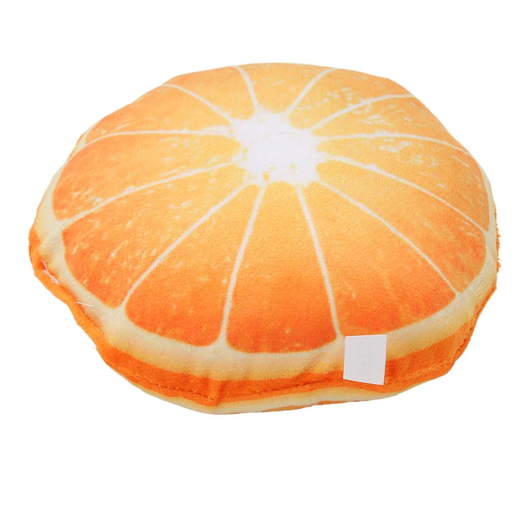 Fruit Plush Dog Toy Cartoon Cute Interactive Soft Bite Resistance Squeaky Plush Dog Toys for Small