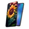 Summer Daisy Sunflower Floral Flower Case for Samsung Galaxy A10s A50 A50s A02s A03s A20 A30 A20e A70 A70s A20s A30s Black Cover