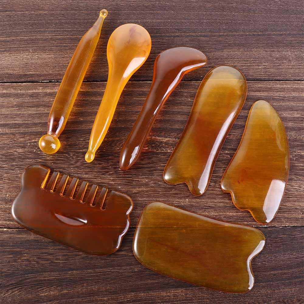 Point Face Lift Skin Care Tool Guasha Board Scraping Body Scraping Massager Face Massage Sticks