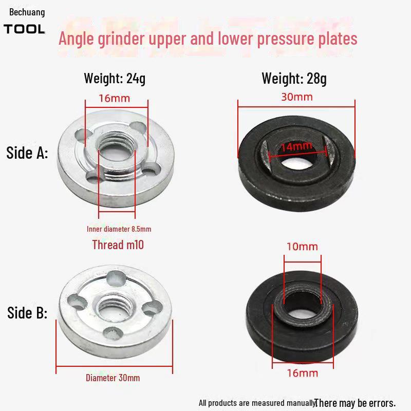 Universal Angle Grinder Pressure Plate: Hexagon Cover for 100 Type Grinders