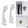 Multipurpose Baseball Hat Storage Solution with Adhesive Backing or Screw Mounting for Smooth Surfaces Wall Mounted
