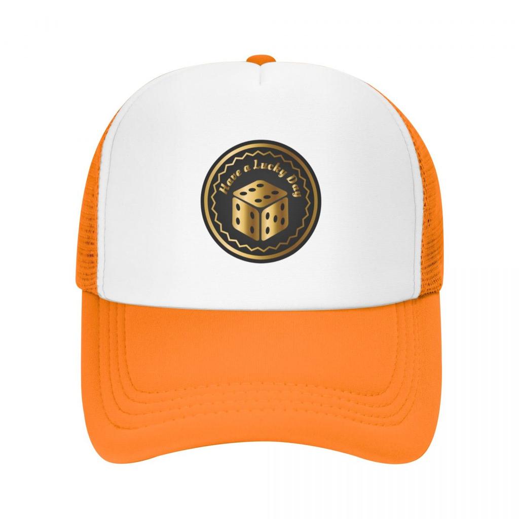 Lucky Day Poker Chip Baseball Cap Military Tactical Caps Black Mens Hat Women'S
