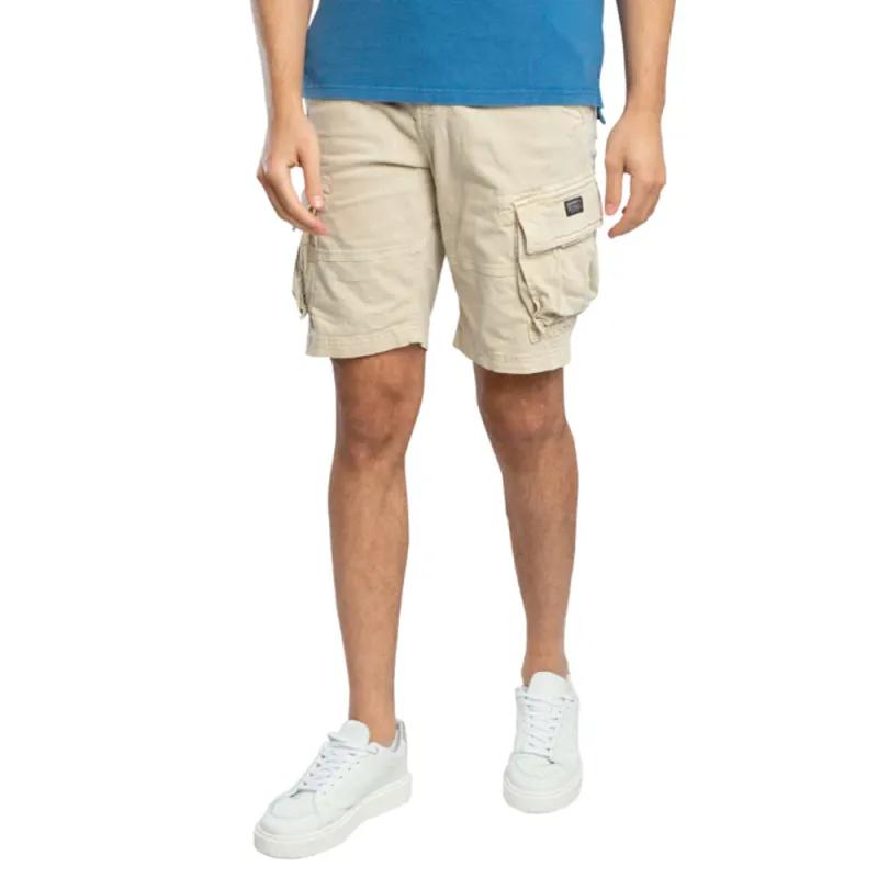 Superdry Herren Sand Cargobermudas "Core Cargo Short" Straight Fit Mit Reißverschluss Und 1-Knopf-Verschluss Knielang erhältlich in Größe 32 von Baur - Bild 4
